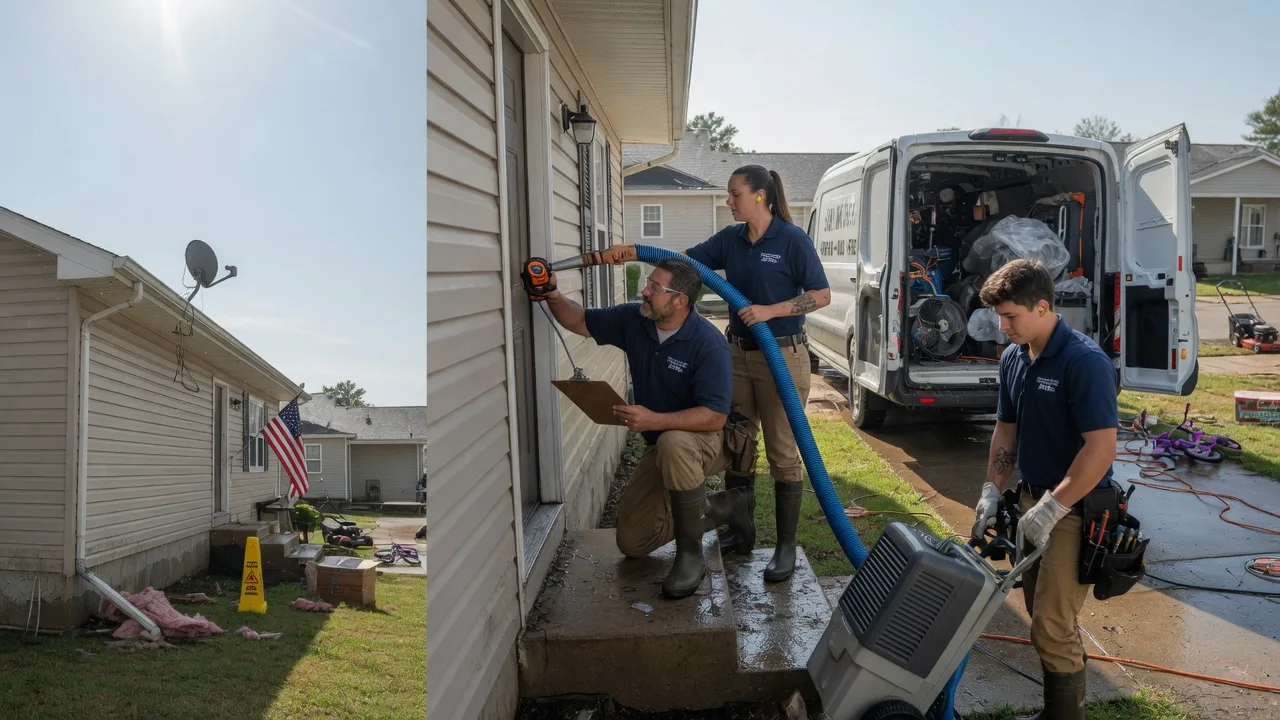 Ceiling Water Damage Restoration in Lafayette, LA near me